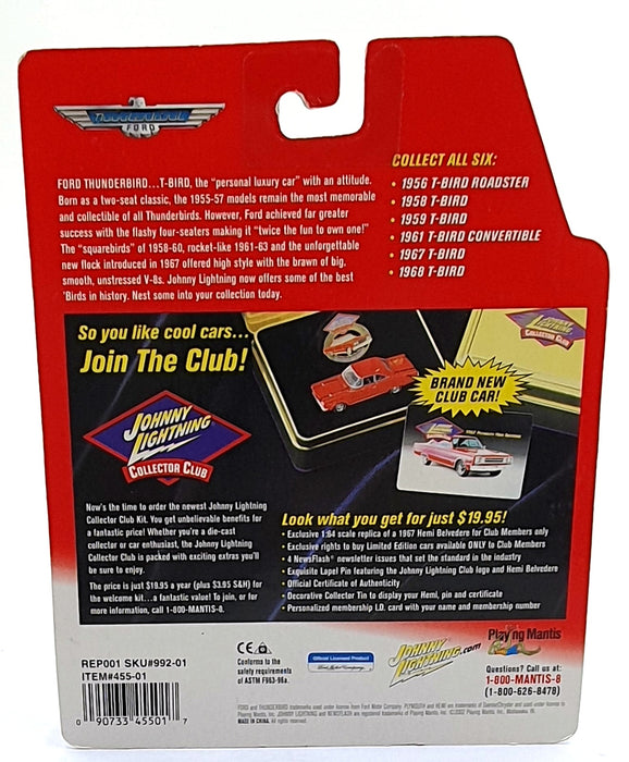 Johnny Lightning 1/64 Scale 455-01 - 1968 Ford Thunderbird - Met. Green
