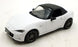 Triple9 1/18 Scale Diecast DC101225A - 2015 Mazda MX-5 - White