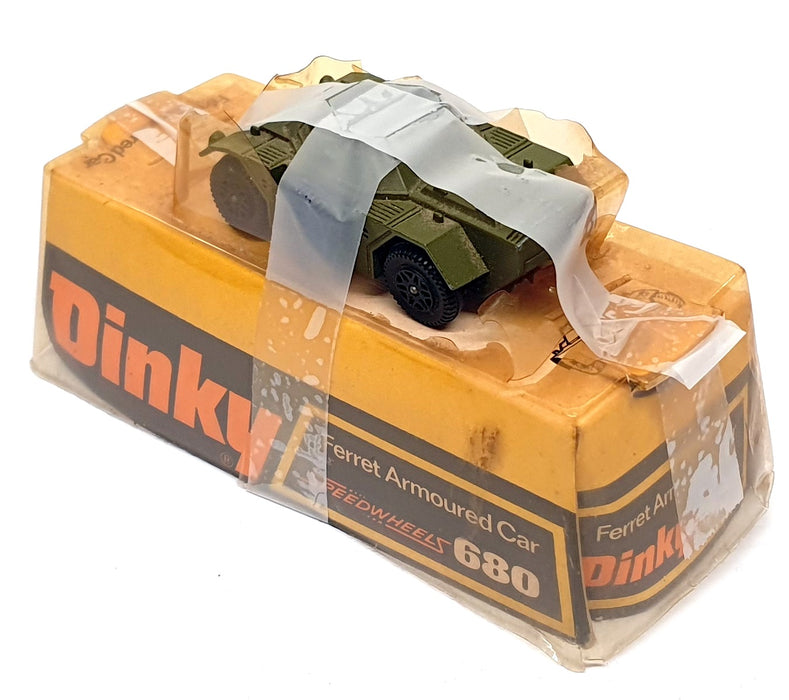 Dinky Toys Original Diecast 680 - Ferret Armoured Car - Green