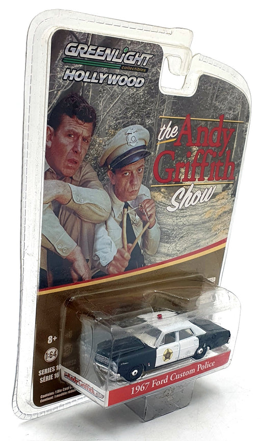 Greenlight 1/64 Scale 44760-B - 1967 Ford Custom Police Car 