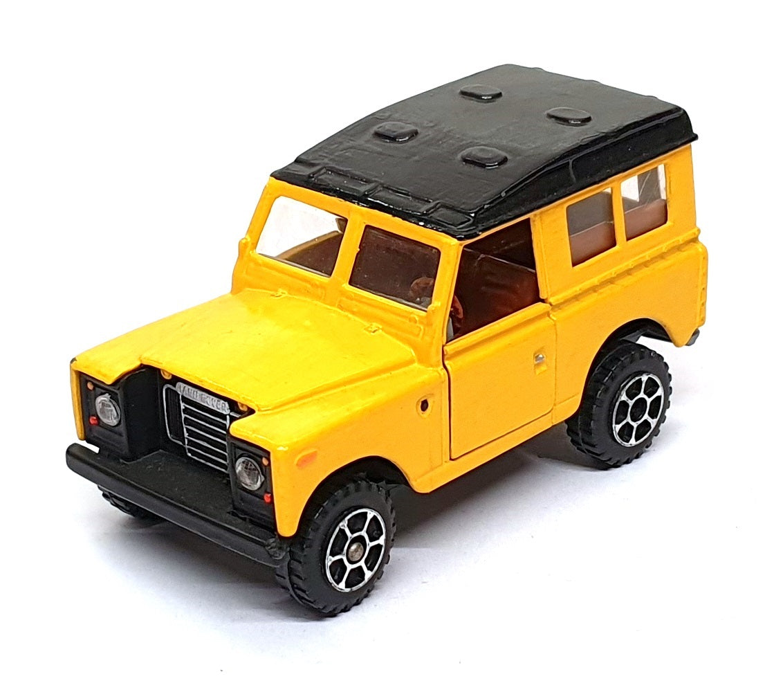 Polistil Appx 8cm Long Diecast CE66 - Land Rover - Yellow/Black