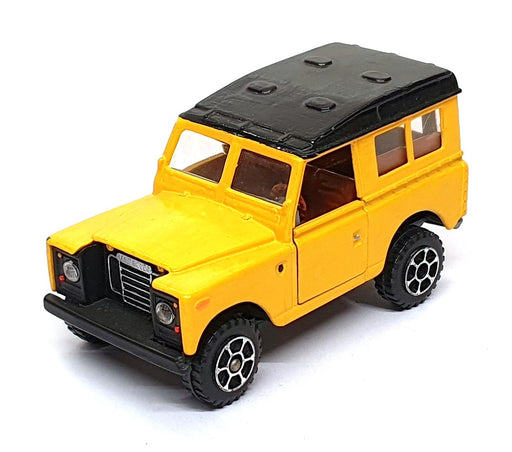 Polistil Appx 8cm Long Diecast CE66 - Land Rover - Yellow/Black