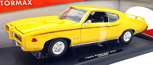 Motor Max 1/18 Scale Diecast 73133 - 1969 Pontiac GTO Judge - Yellow