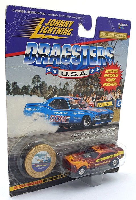 Johnny Lightning 1/64 Scale 320-100 Dragsters USA 1971 Motown Shaker Red Flame