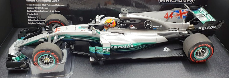 Minichamps 1/18 Scale 186 170044 - Mercedes F1 W08 L.Hamilton #44 2017 WC