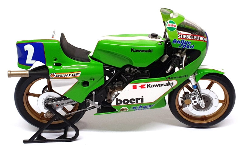 Minichamps 1/12 Scale 122 814002 - Kawasaki KR350 A. Mang W/Champion GP 350 1981