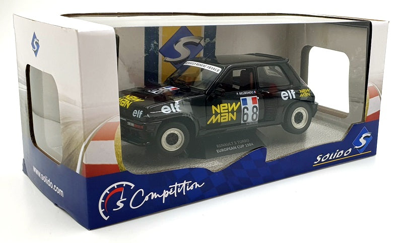 Solido 1/18 Scale Diecast S1801312 - Renault 5 Turbo #68 European Cup 1984 Black