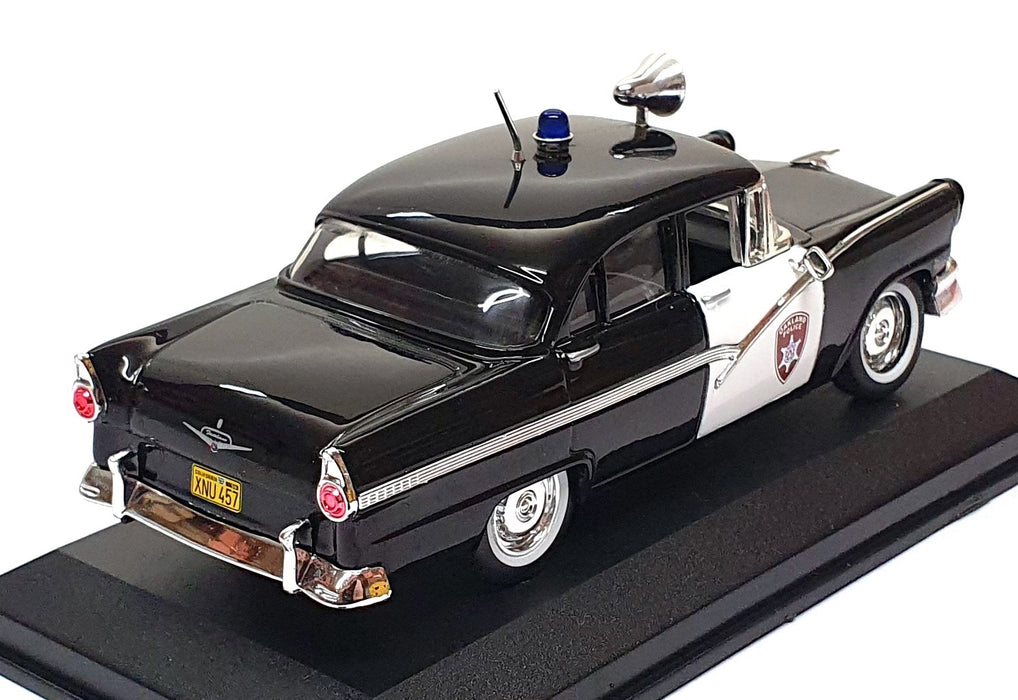 Altaya 1/43 Scale PZ06 - Ford Fairlane Oakland Police Dept. 1956 - Black/White