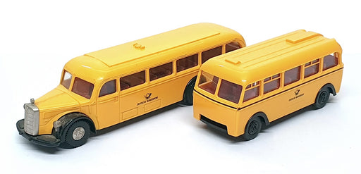 Brekina 1/87 Scale 255 - Mercedes Benz Bus & Orion Trailer Bus Deutsche Post AG
