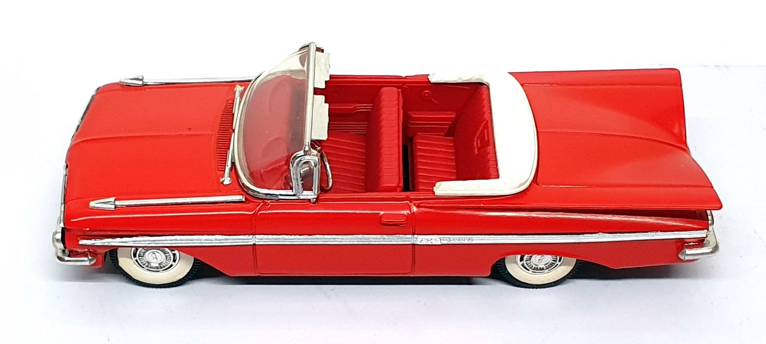 Vitesse 1/43 Scale 390 - 1960 Chevrolet Impala Open Cabrio - Red/Red Interior