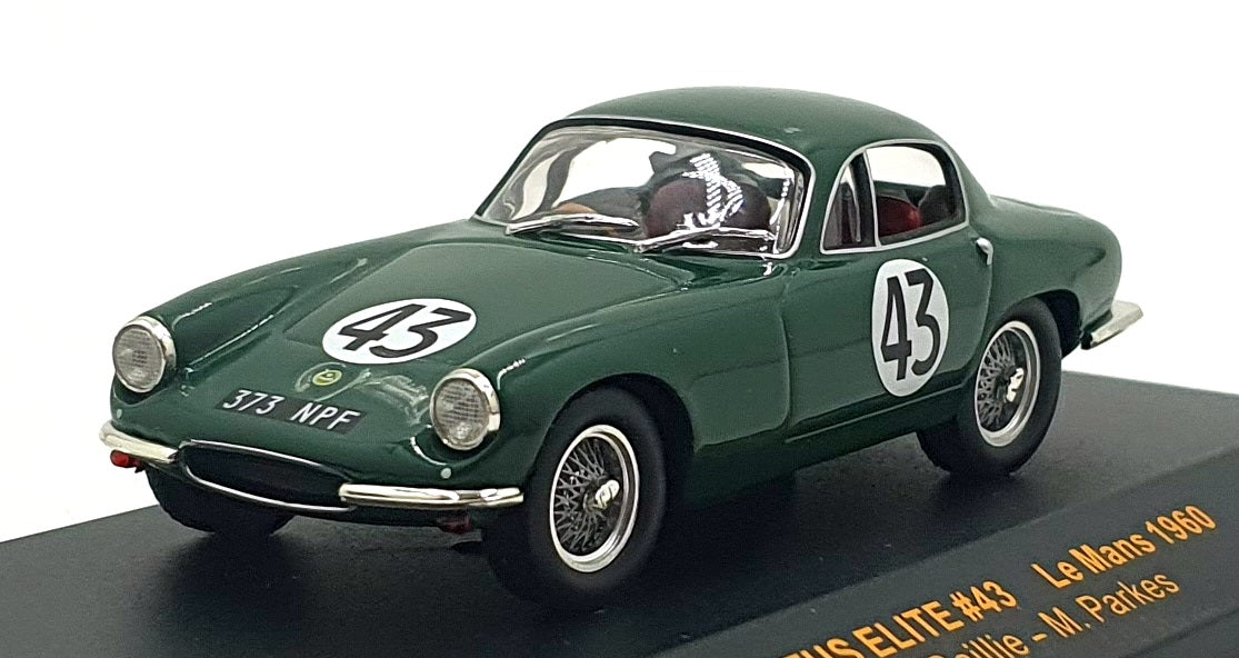 Ixo 1/43 Scale LMC072 - 1960 Lotus Elite #43 Le Mans - Green