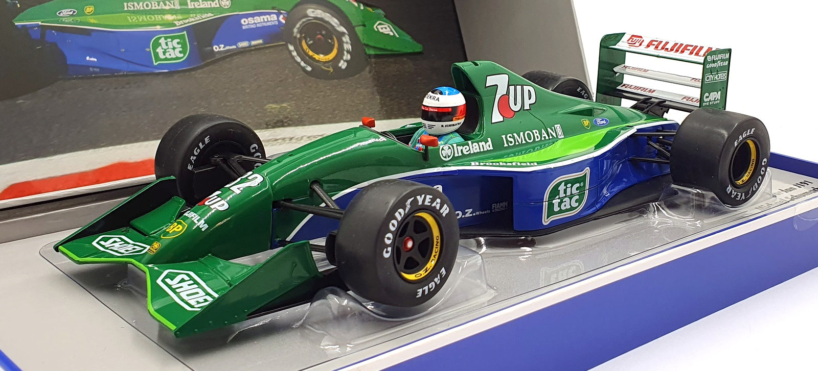 Werk83 1/18 Scale W1802501C Jordan J191 #32 F1 Belgium GP 1991 Schumacher