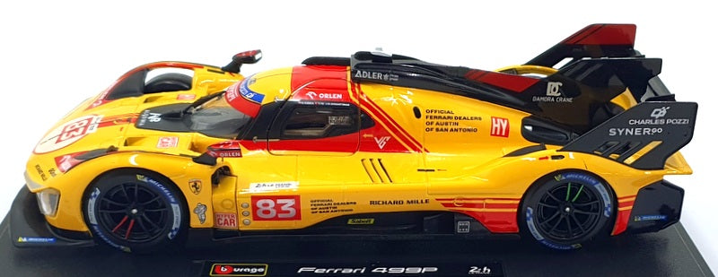 Burago 1/24 Scale Diecast 18-26313 - Ferrari 499P #83 24Hr Le Mans