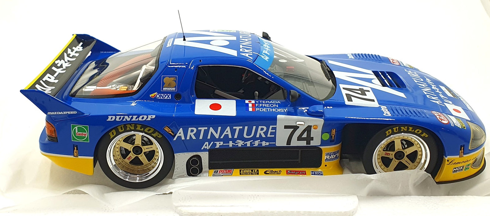 Top Speed 1/18 Scale Resin TS0360 Mazda RX-7 #74 Arnature 1994 Le Mans