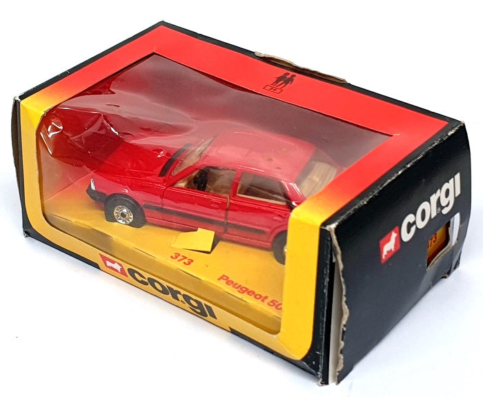 Corgi Appx 13cm Long Diecast 373 - Peugeot 505 - Red