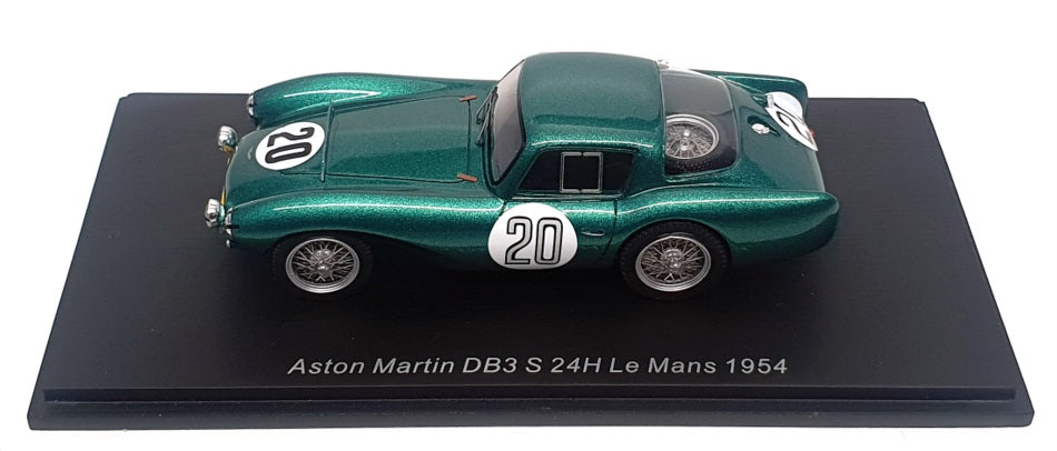 Spark 1/43 Scale S2435 - Aston Martin DB3 S 24H Le Mans 1954 #20 Bira/Collins