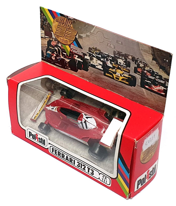 Polistil 1/41 Scale Diecast CE111 - F1 Ferrari 312 T3 Race Car #11 Lauda - Red