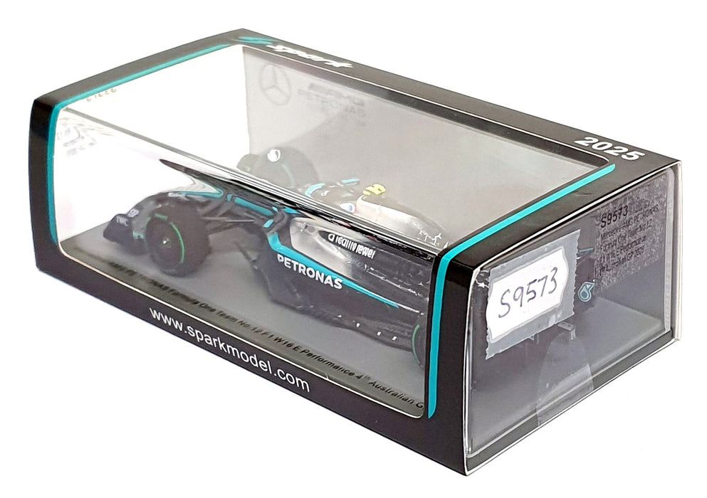 Spark 1/43 Scale S9573 - F1 Mercedes AMG #12 4th Australian GP 2025 Antonelli