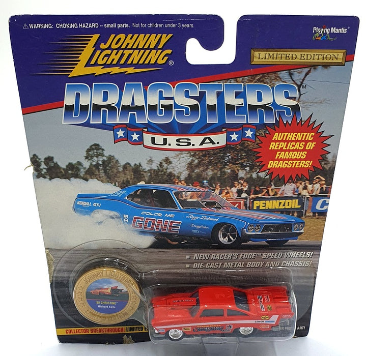 Johnny Lightning 1/64 Scale 320-100 Dragsters USA 1958 Christine - Richard Earle