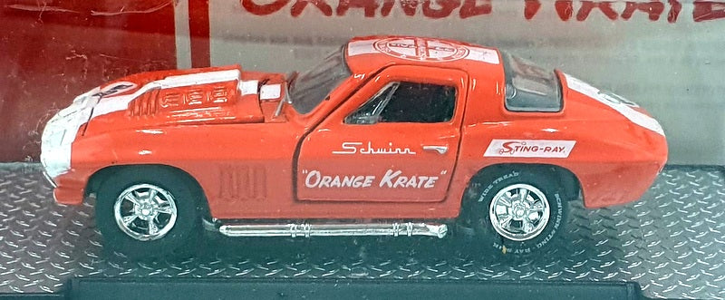 Castline M2 Machines 1/64 Scale HS35 - 1966 Chevrolet Corvette 427 - Orange