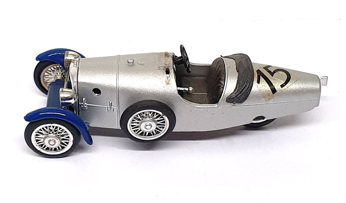Brumm 1/43 Scale Diecast R7 - 1922 Sanford Cyclecar #15 - Silver/Blue