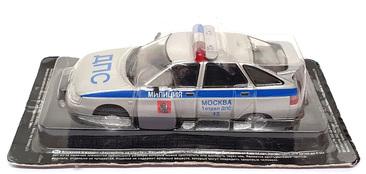Altaya 1/43 Scale SOV06F - Russian VAZ 2112 Traffic Police Car - Silver