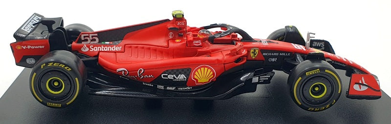 Burago 1/43 Scale 18-36835 - F1 Ferrari SF23 2023 #55 Carlos Sainz 