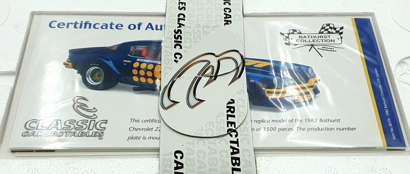 Classic Carlectables 1/18 Scale 18374 - Chevrolet Z28 Camaro 1982 Bathurst