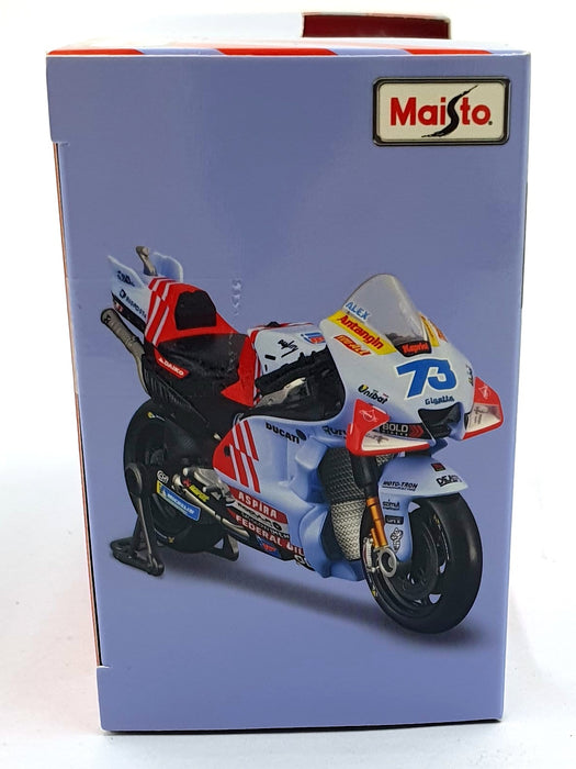 Maisto 1/18 Scale Diecast 36399 - Ducati Team Gresini Racing #73 Moto GP 2024