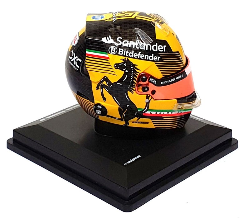 Look Smart 1/5 Scale LSHEL005 - F1 Helmet Carlos Sainz Ferrari Italian GP 2024