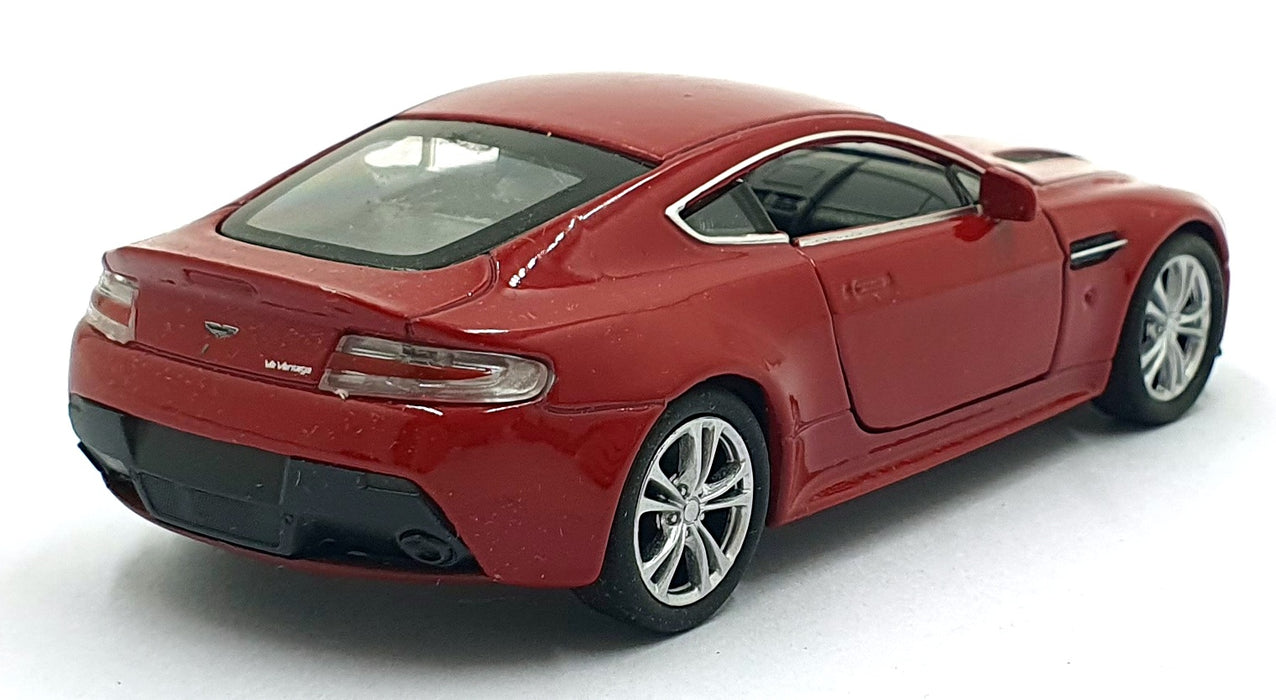 Welly Model 12cms Pull Back and Go 301125A - Aston Martin V12 Vantage - Dark Red