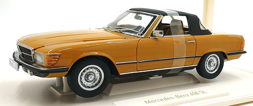 Norev 1/18 Scale 183873 - 1975 Mercedes Benz 450 SL - Cayenne Orange