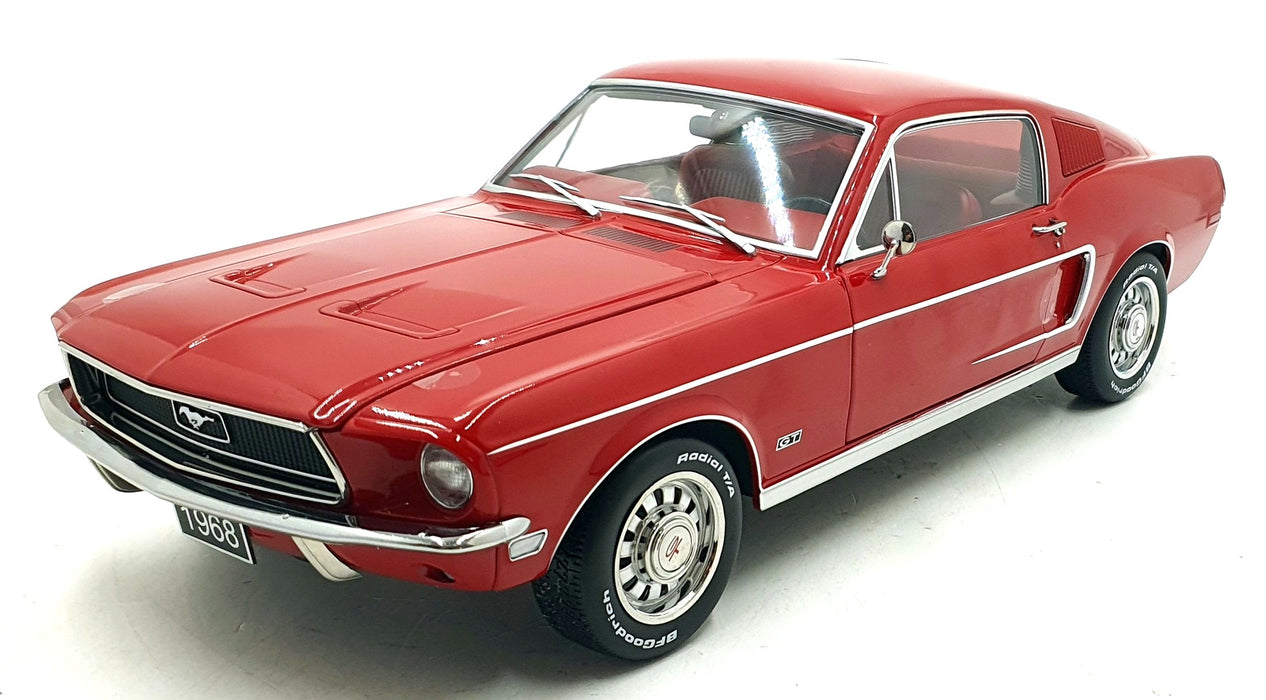 KK Scale 1/12 Scale KKDC120222 - 1968 Ford USA Mustang GT Fastback Coupe - Red