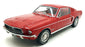 KK Scale 1/12 Scale KKDC120222 - 1968 Ford USA Mustang GT Fastback Coupe - Red