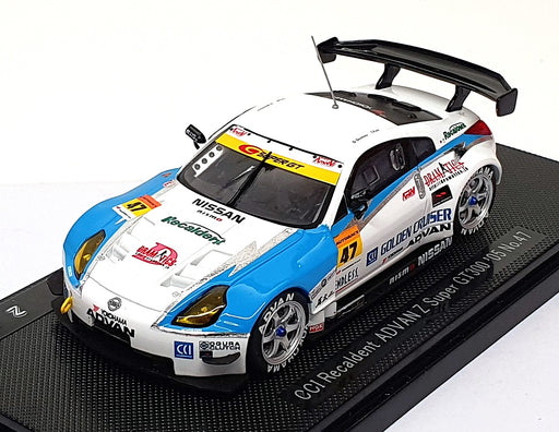 Ebbro 1/43 Scale 703 - Nissan CCI Recaldent Advan Z Super GT300 '05 #47 - White