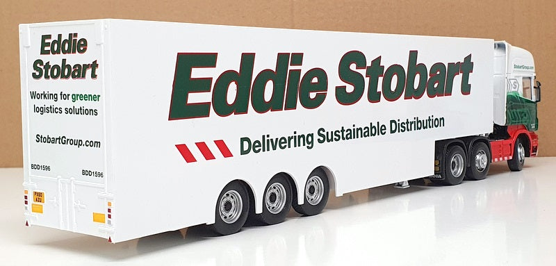 Cararama 1/50 Scale CR029 - Scania Truck & Trailer (Stobart) White/Green