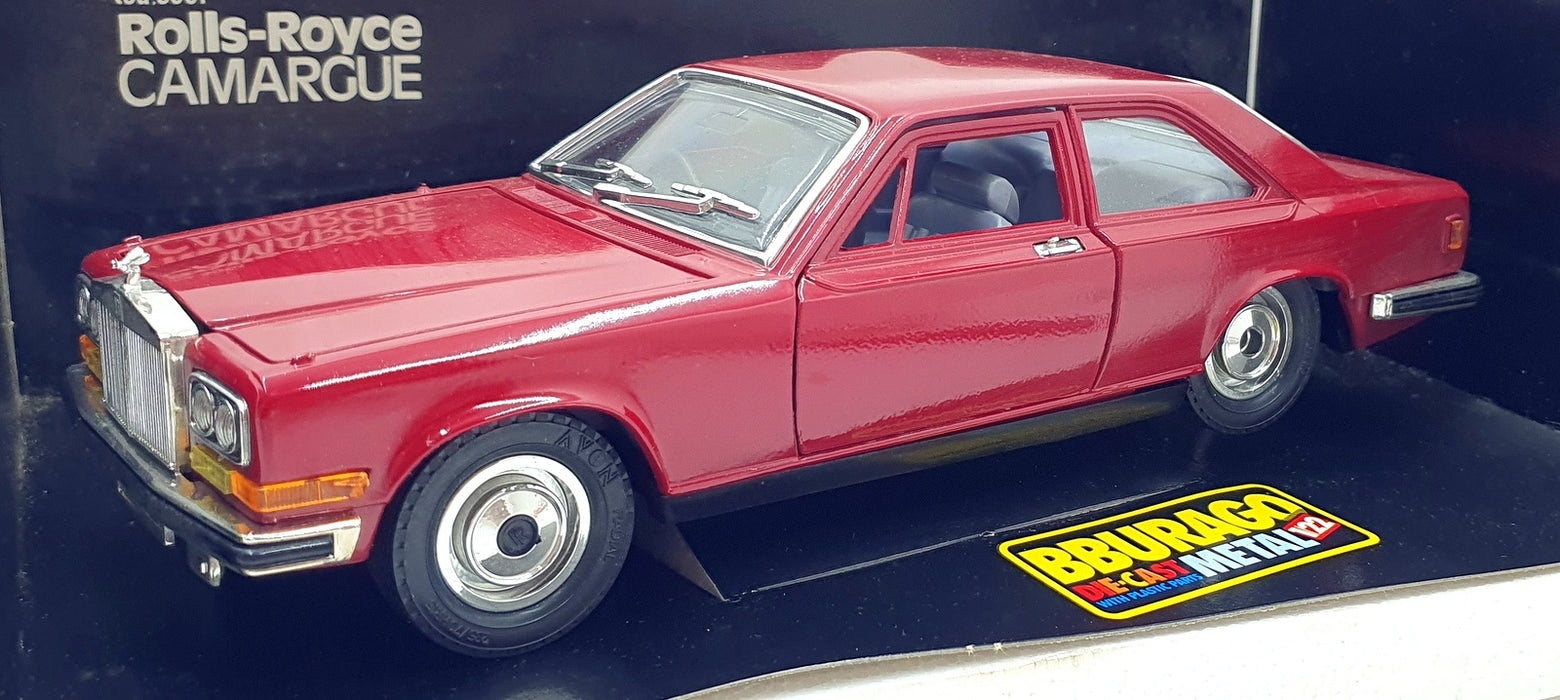 Burago 1/22 Scale Diecast 3001 - Rolls Royce Carmargue - Red