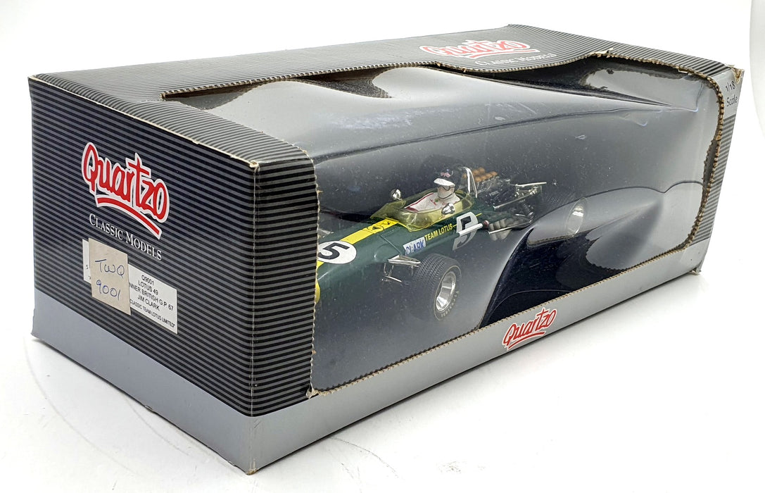 Quartzo 1/18 Scale Diecast Q9001 - Lotus 49 1st British GP 67 Jim Clark