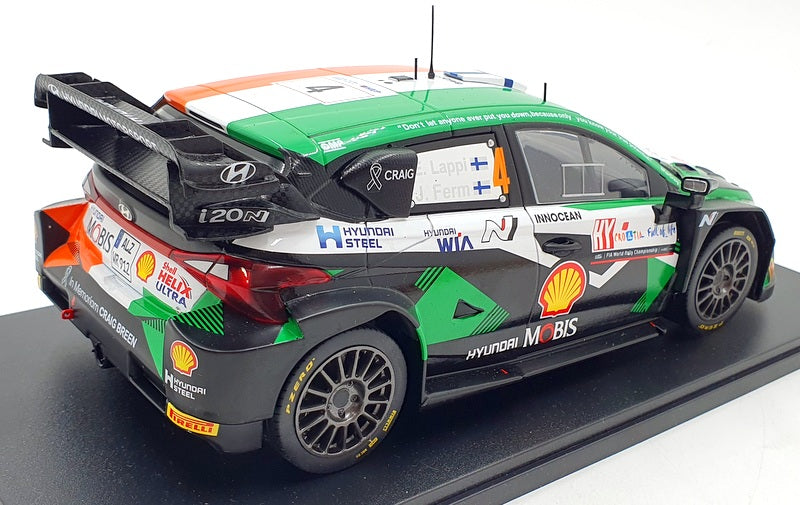 IXO Models 1/18 Scale 18RMC160B Hyundai i20 N Rally1 #4 Croatia 2023 Lappi