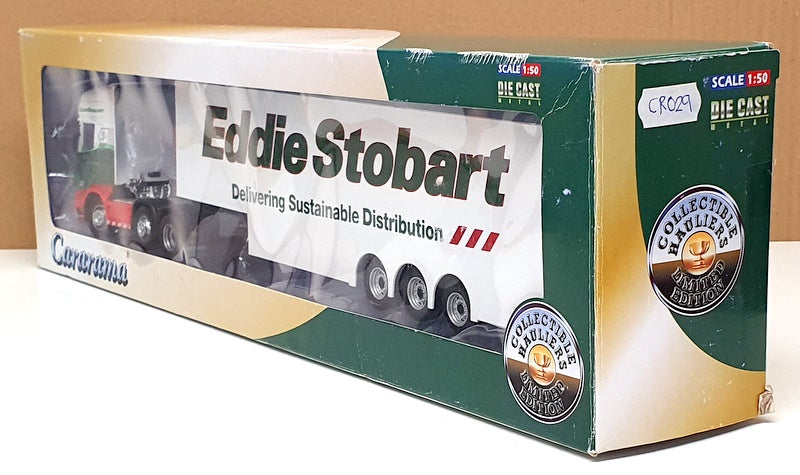 Cararama 1/50 Scale CR029 - Scania Truck & Trailer (Stobart) White/Green