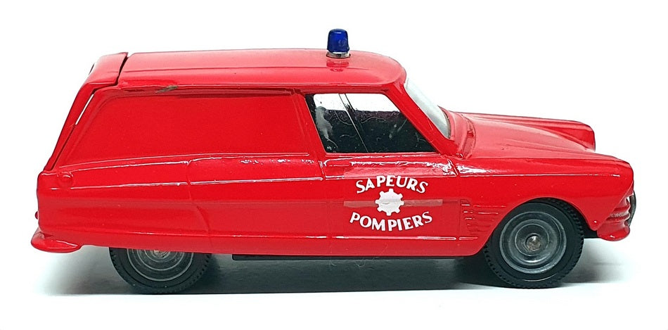 Verem 1/43 Scale 218 - Citroen AMI 6 Fire Van "Sapeurs Pompiers"  - Red