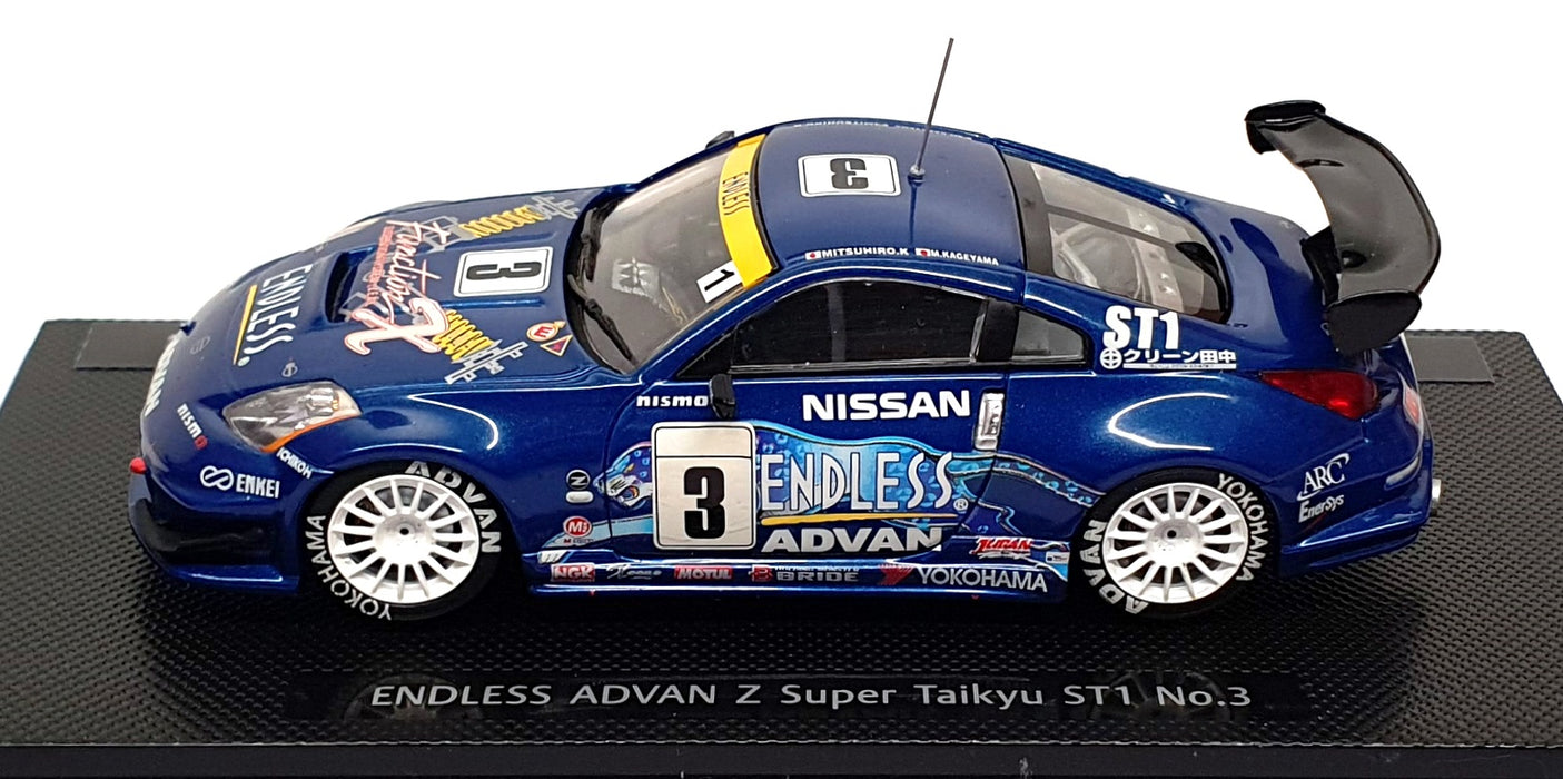 Ebbro 1/43 Scale 735 - Nissan Endless Advan Z Super Taikyu ST1 #3 - Blue