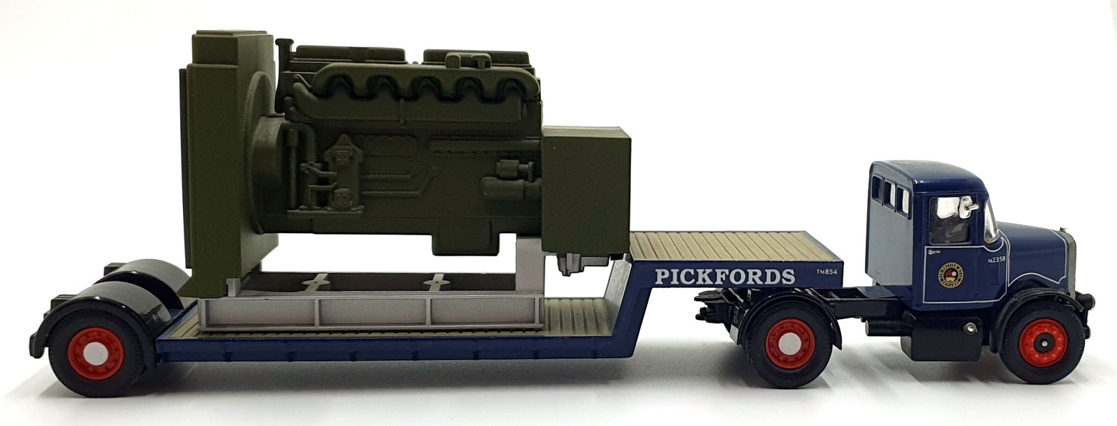 Corgi 1/50 Scale 16703 - Scammell Highwayman Low Loader + Generator - Pickfords