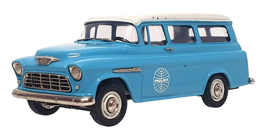 Brooklin Models 1/43 Scale BRK134X - 1955 Chevrolet Suburban Carryall - Pan Am