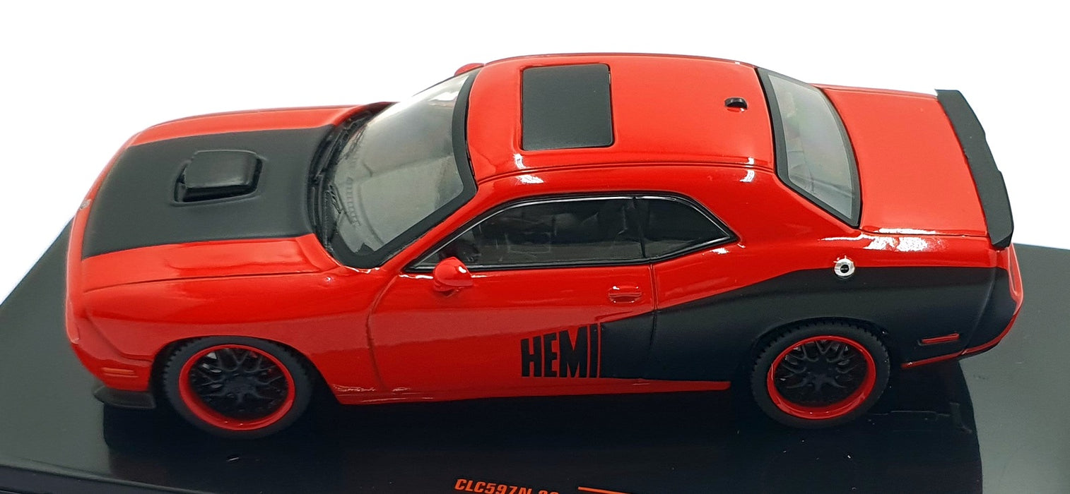 Ixo 1/43 Scale CLC597N.22 - 2009 Dodge Challenger SRT8 - Red