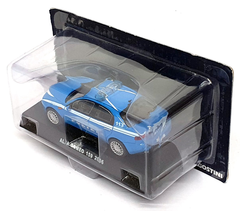 Deagostini 1/43 Scale DAG06B - 2006 Alfa Romeo 159 Polizia - Blue/White