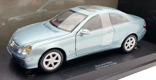 Kyosho 1/18 Scale B6 696 2192 - Mercedes Benz CLK Klasse Coupe - Light Blue