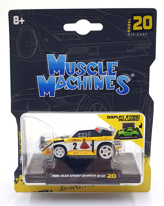 Muscle Machines 1/64 Scale 15526 - 1986 Audi Sport Quattro S1 E2 #2