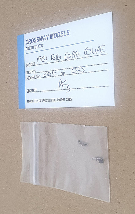 Lansdowne Crossway 1/43 Scale No. 004 - 1961 Ford Capri Coupe - Gold/Green Roof