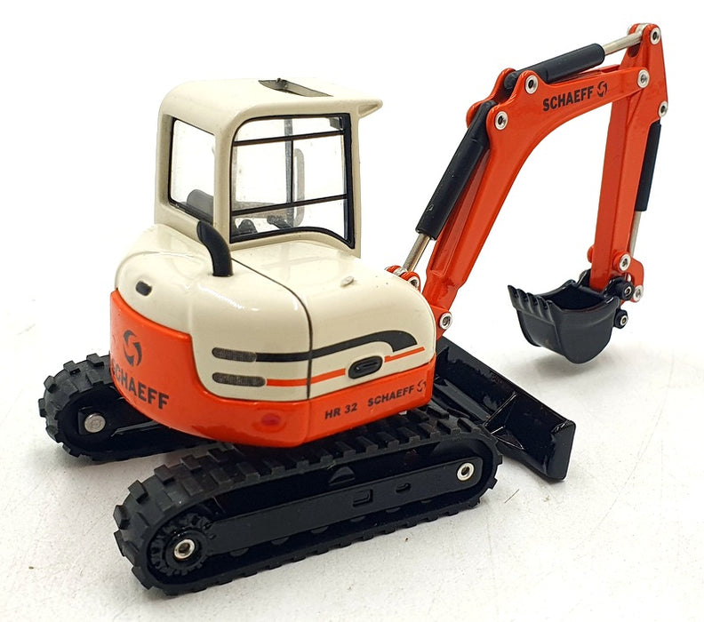 Brami Modell 1/50 Scale 21024A - Schaeff HR 32 Raupenbagger - White/Red